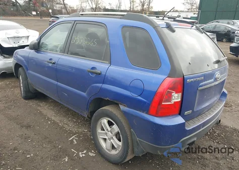 2009 Kia Sportage Lx V6 from USA, damaged, VIN KNDJE723197601847